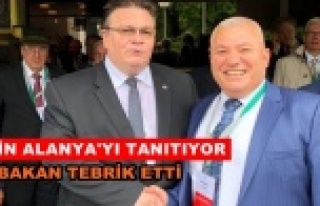 Şahin Litvanya'da Alanya'yı temsil etti