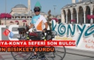 Sultan Alaaddin’i anmak için bisikletle Konya'ya...