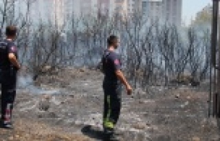 Yaralı itfaiyecinin meslek aşkı