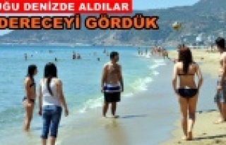 Yüzde 60 nem oranı Alanya'ya kavurdu