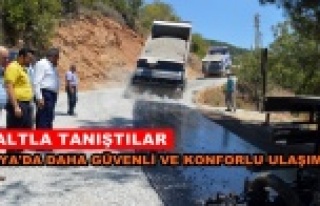 Akçatı-Uğurlu Mahalleleri Grup Yolu asfaltla güzelleşiyor