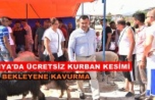 Alanya Belediyesi'nden kurban kesim hizmeti