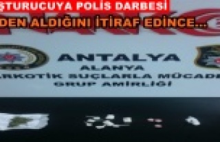 Alanya'da şehrin ortasında uyuşturucu satışı