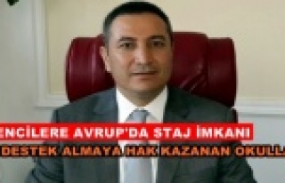 Alanya'daki okullara 60 bin Euro destek