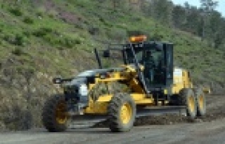 Alanya grup yolları asfalta hazırlanıyor