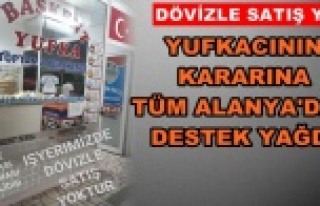 Alanyalı esnaftan anlamlı davranış