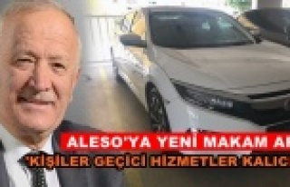 ALESO'ya 100 bin TL değerinde yeni araç