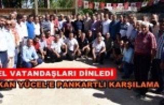 Başkan Yücel vatandaşlarla yaylada buluştu