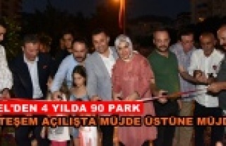 Şairler Parkı'na muhteşem açılış
