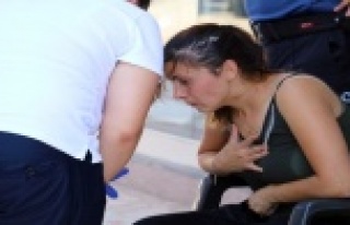 Takla attığı aracının hurdaya döndüğünü...