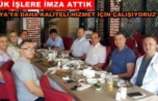 Taşbaş ve yönetimi 6 ayı değerlendirdiler