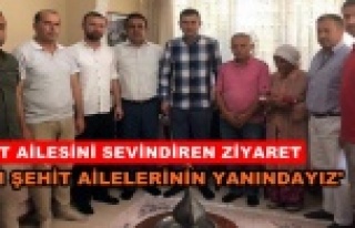 Türkdoğan'dan şehit evine ziyaret