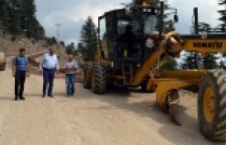 Yayla yolları konforlu hale geliyor