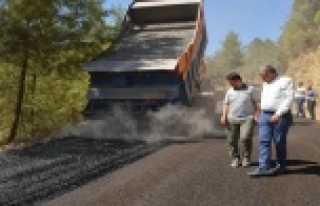 23 kilometrelik asfalt çalışması