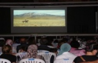 Alanya'da açık hava sinema keyfi