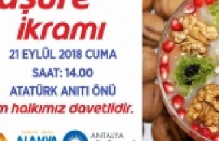 Büyükşehir'den aşure ikramı