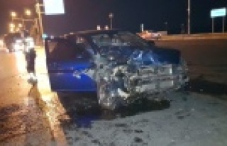 Alanya'da gece yarısı feci kaza