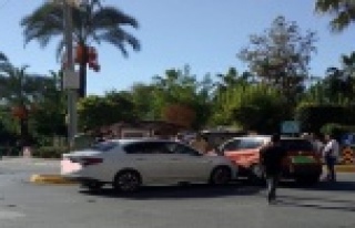 Alanya'da hız kazaya neden oldu