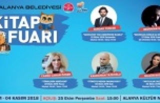 Alanya'da Kitap Fuarı açılıyor