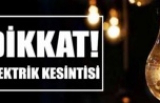 Alanya Dikkat! Elektrik kesintisi var