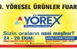 Alanya Yörex Fuarı'na katılacak
