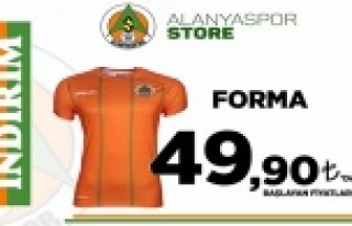 Alanyaspor Store’dan forma kampanyası