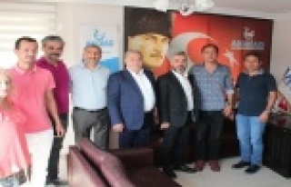 ANTMUDER Başkanı Karataş, AKGİAD'ın misafiri...