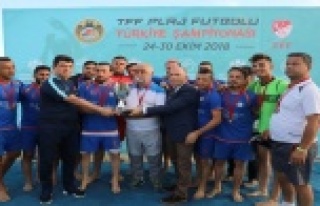 Kumda şampiyon Erciş Belediyespor