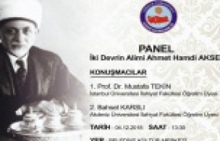 Ahmet Hamdi Akseki konulu panel