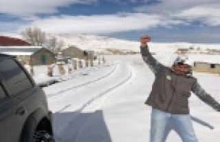 Alanyalı kar için Toroslara akın etti