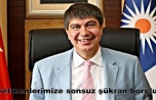 Başkan Türel "Öğretmenlerimize sonsuz şükran...