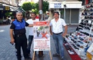 Emniyet afiş sehpaları yeniliyor