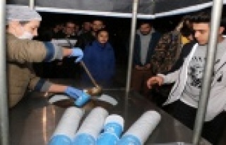 Öğrencilere çorba ikramı