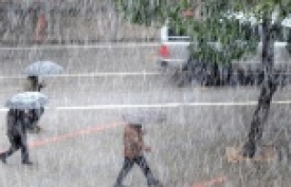 Sağanak yağış geliyor