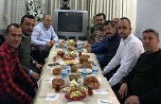 Toklu sanayi esnafıyla buluştu