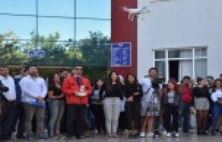 Üniversite öğrencilerine ‘Drone’ eğitimi