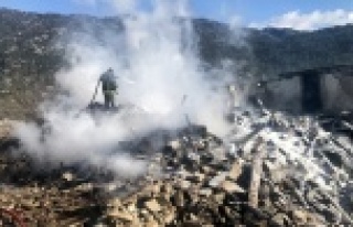 400 yıllık evin soğutma çalışması devam ediyor