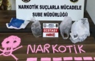 Alanya'da gözaltına alınan uyuşturucu taciri...