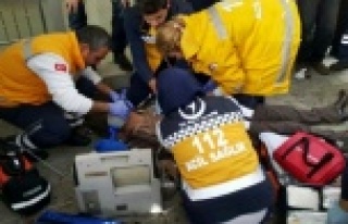 Alanya’da kalbi duran adam son anda kurtarıldı