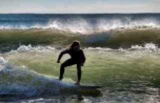 Alanya’da sörf heyecanı