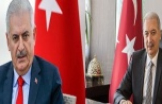 Alanyalı İBB Başkanı Uysal ve Binali Yıldırım...