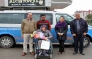 Büyükşehir engelli vatandaşları ziyaret etti