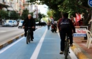Büyükşehirden 28 kilometrelik bisiklet yolu