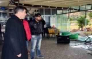 Gazipaşa’da hortum paniği