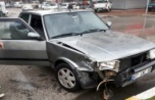 Otomobile çarptı kaçtı, saniyede bulundu