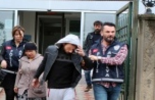 Akü hırsızı karı koca polisten kaçamadı!