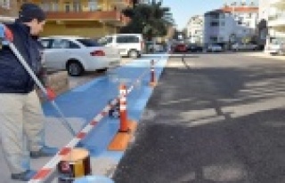 Alanya Belediyesi bisiklet yollarında sona yaklaştı