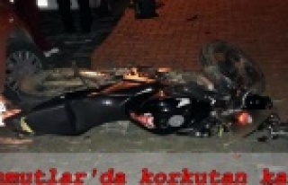 Alanya’da alkol kaza getirdi: 1 motosikletli yaralandı