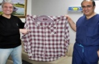 Bağlamasına kavuşmak için 75 kilo verdi