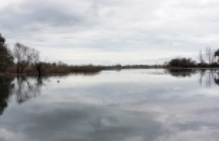 Kış bereketi gölü kurumaktan kurtardı